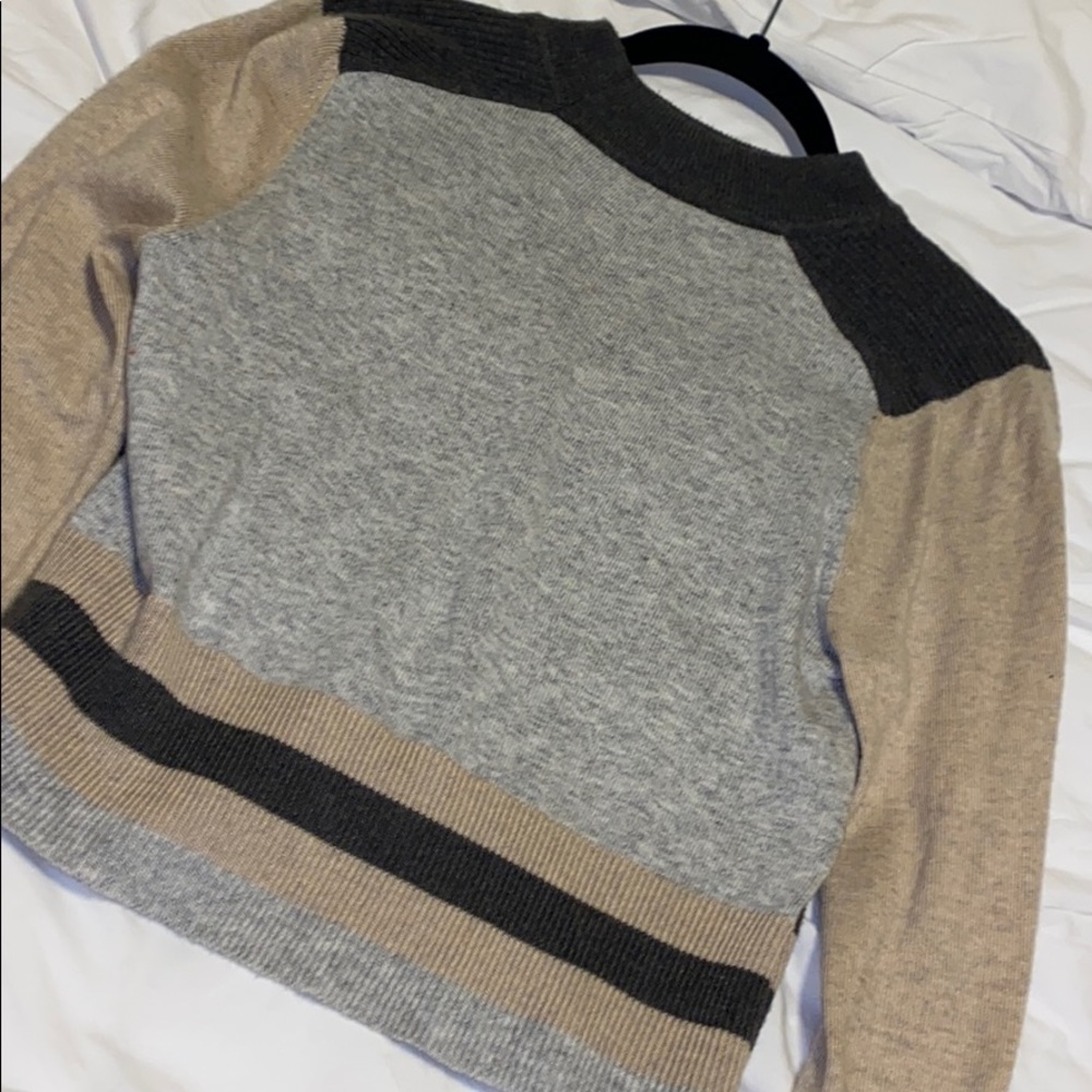 Olivaceous Color Block Sweater - image 3